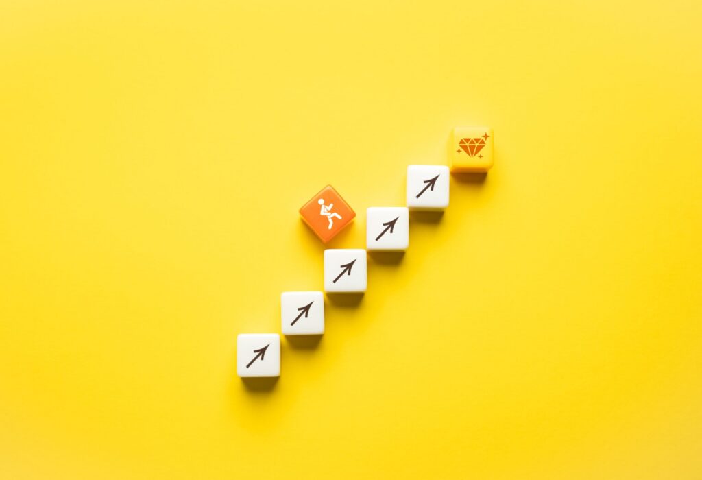 illustration of career progression in sales